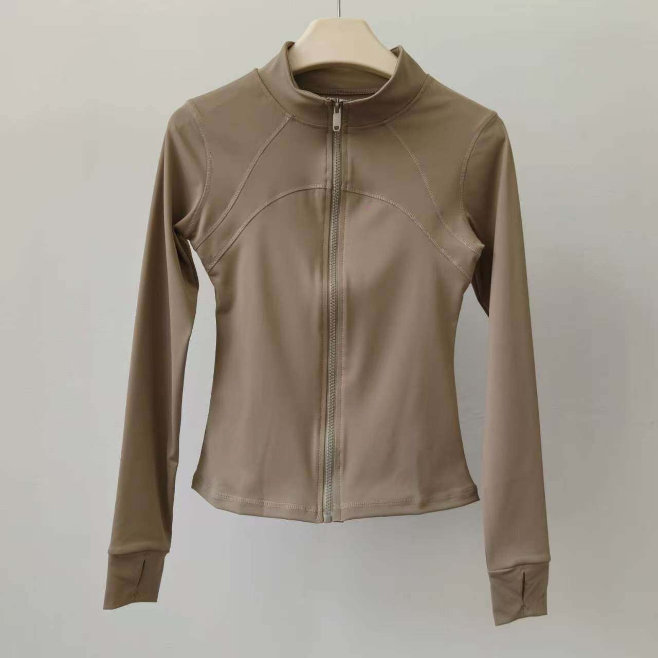 Yoga Fitness Jacket - Yoga Clothing Jacket Slimming Stand-up Collar