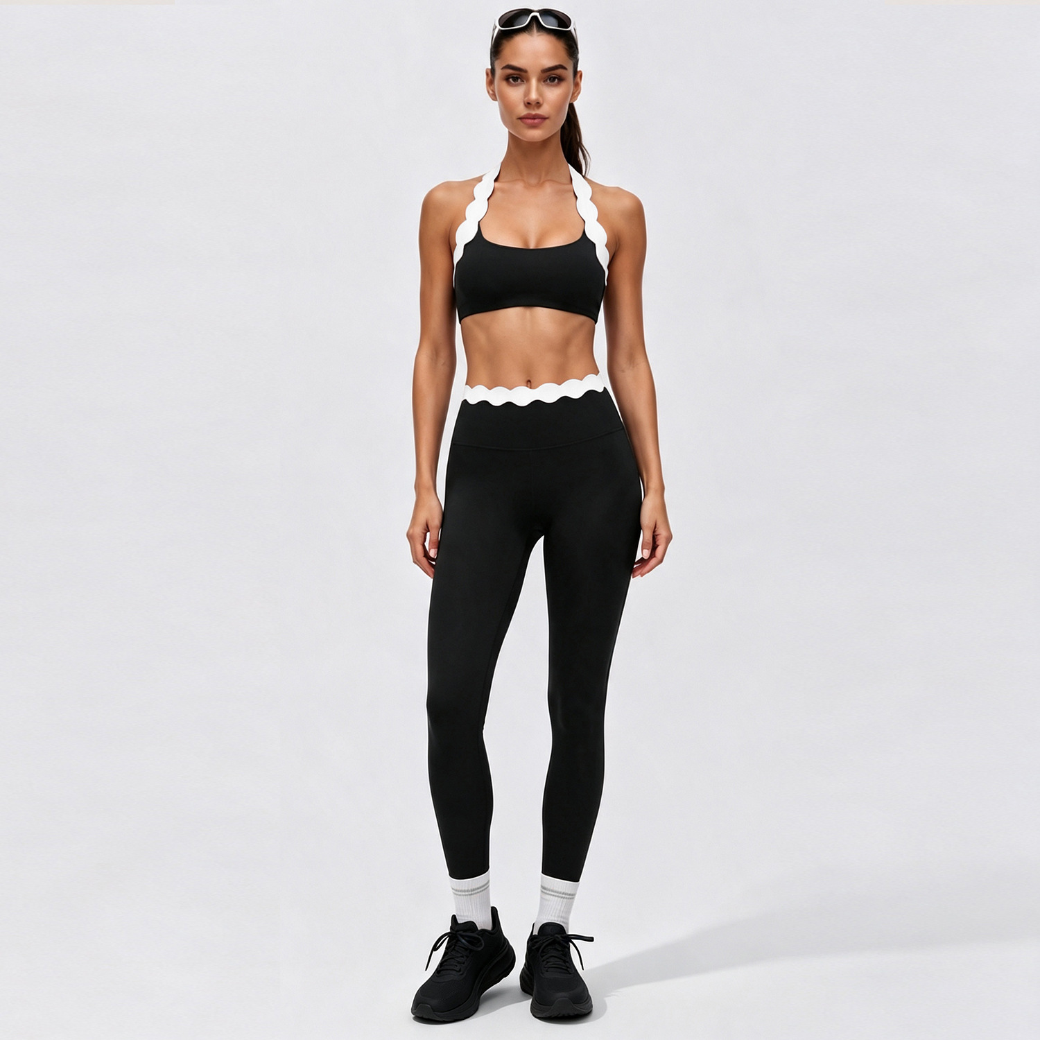 Women 2‑Piece Yoga Outfit Two‑ - đánh giá và giá Yoga Fitness Set