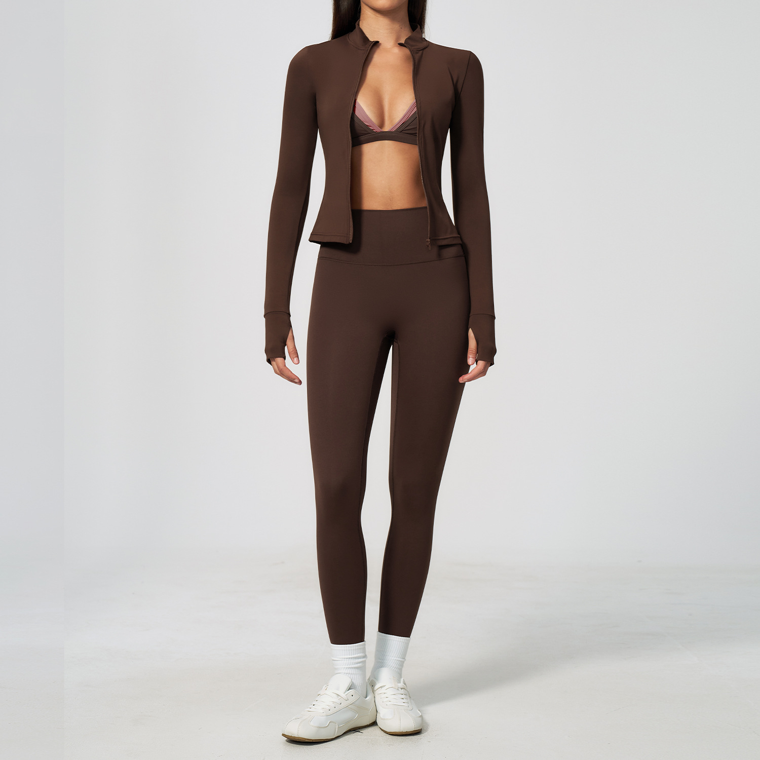 3PCS Yoga Sets Women Tracksuit - đánh giá và giá Yoga Fitness Jacket
