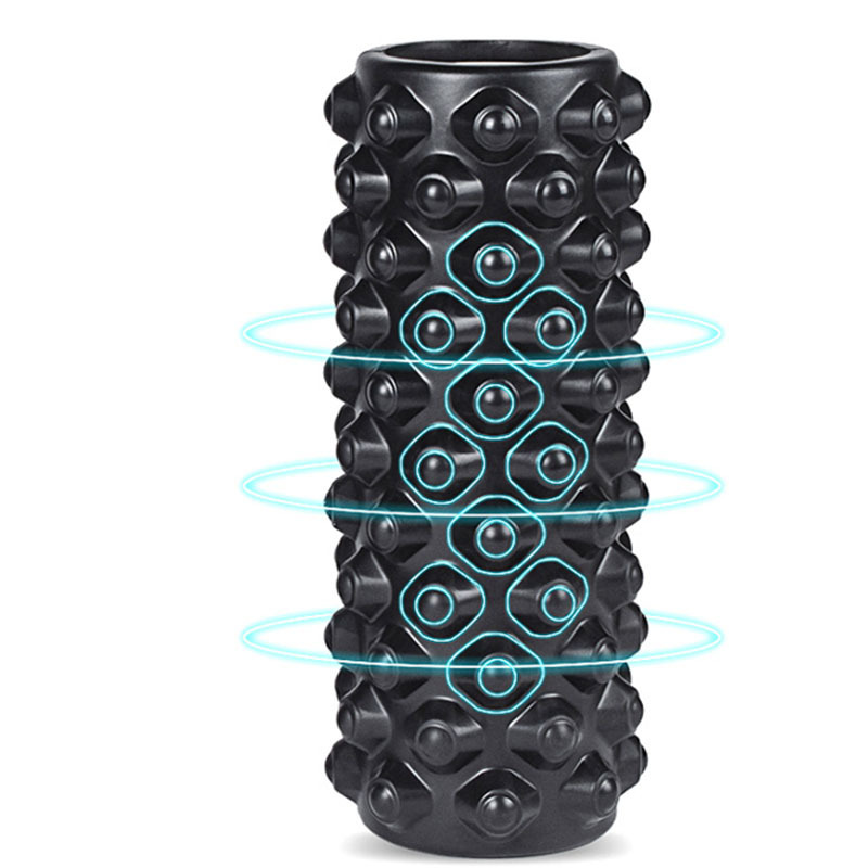 1Pc 45cm Textured Foam Roller  - đánh giá và giá Yoga Fitness Roller