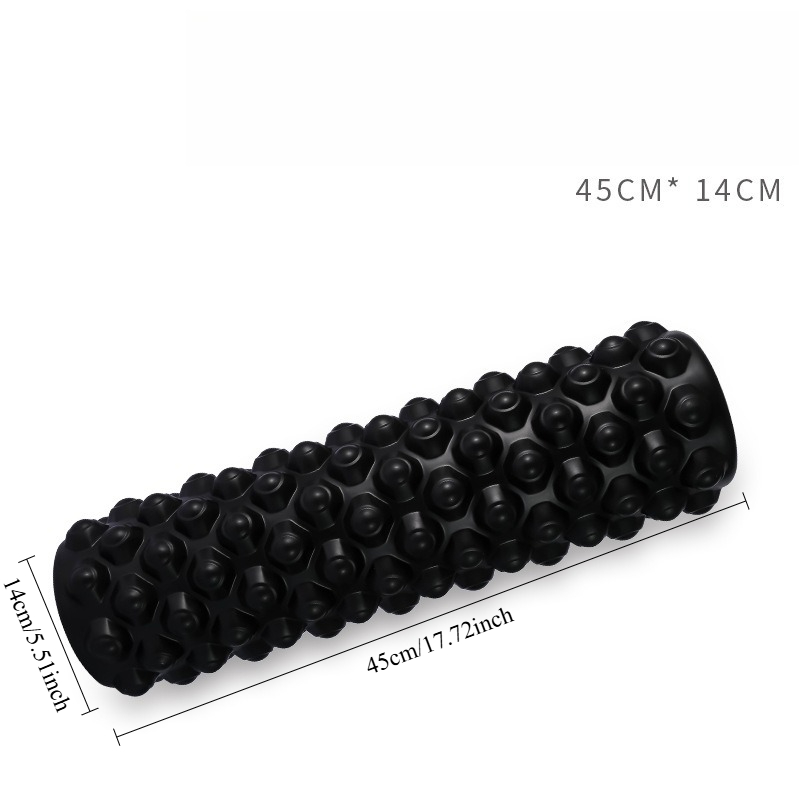 1Pc 45cm Textured Foam Roller  - đánh giá và giá Yoga Fitness Roller