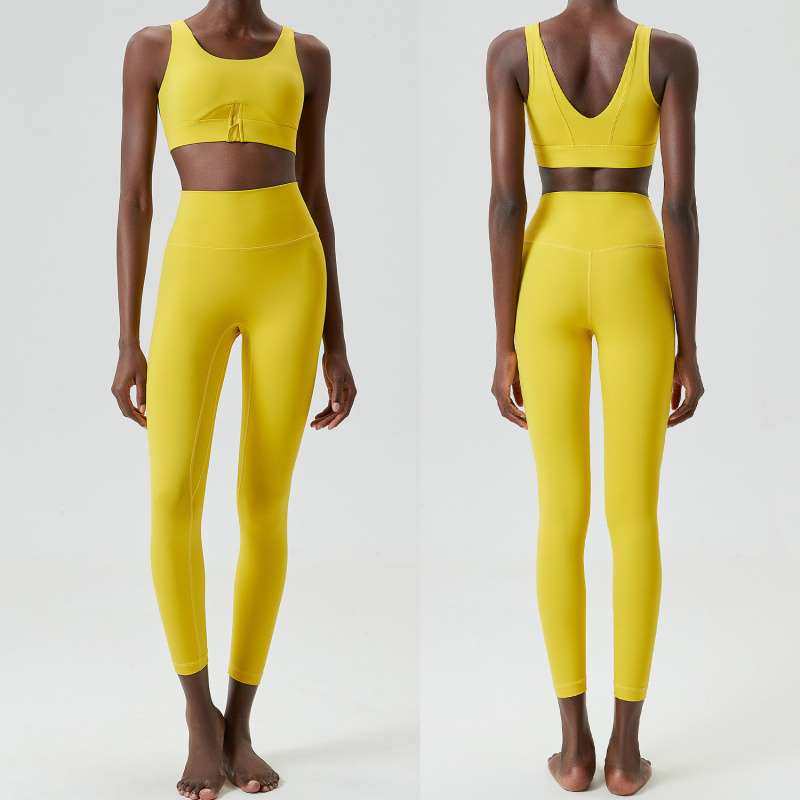 Two Pieces Set Zipper Yoga Spo - đánh giá và giá Yoga Fitness Set