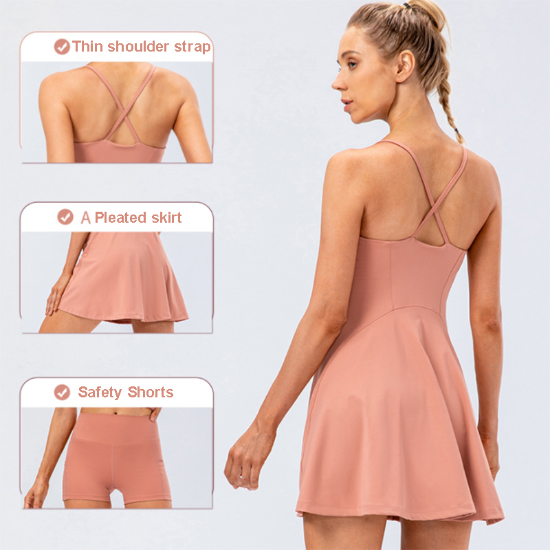 Phụ Nữ Bóng Tập Yoga Váy Cạp C - đánh giá và giá Yoga Fitness Dress