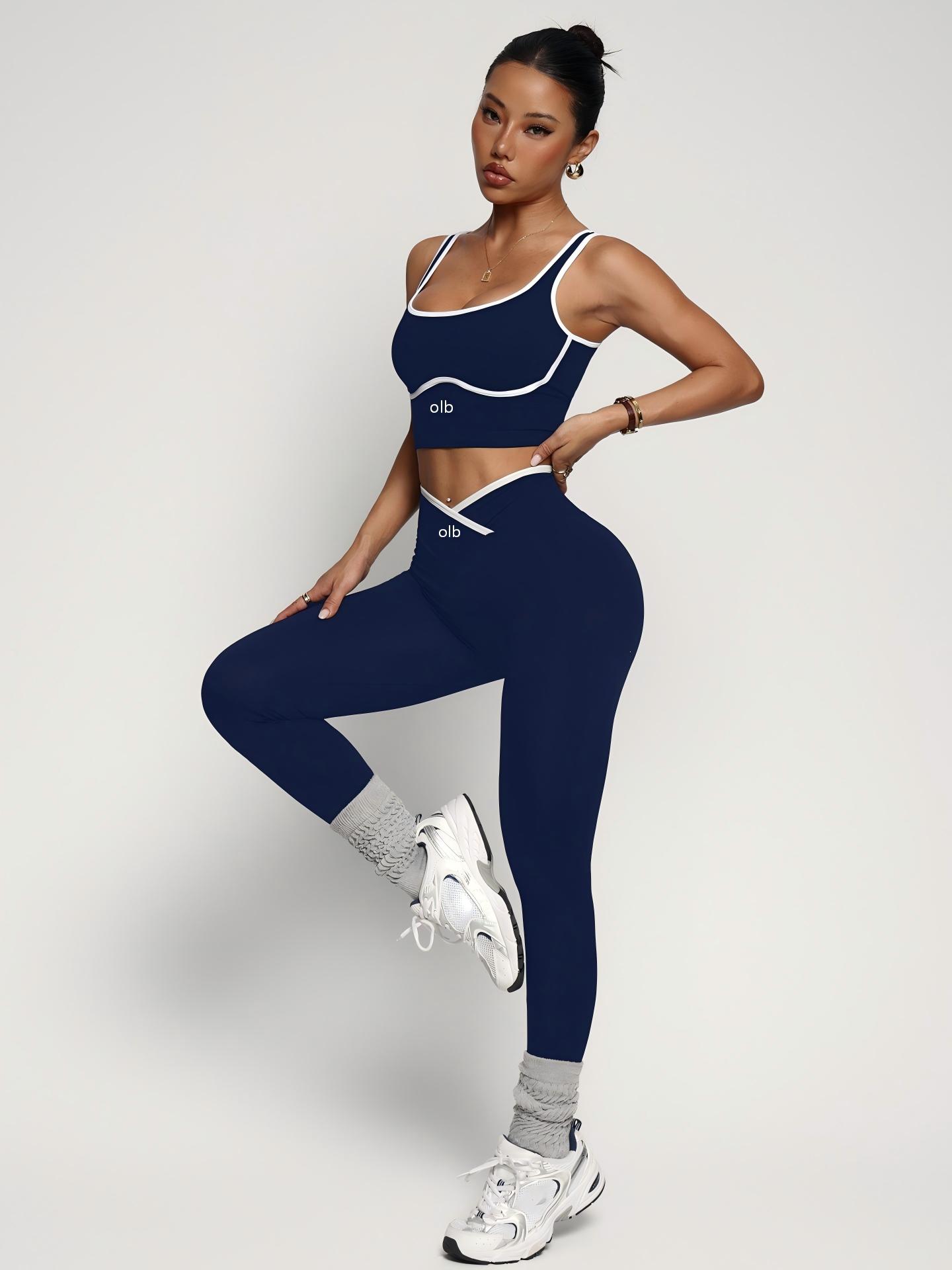 2-piece new sports bra vest pa - đánh giá và giá Yoga Fitness Set