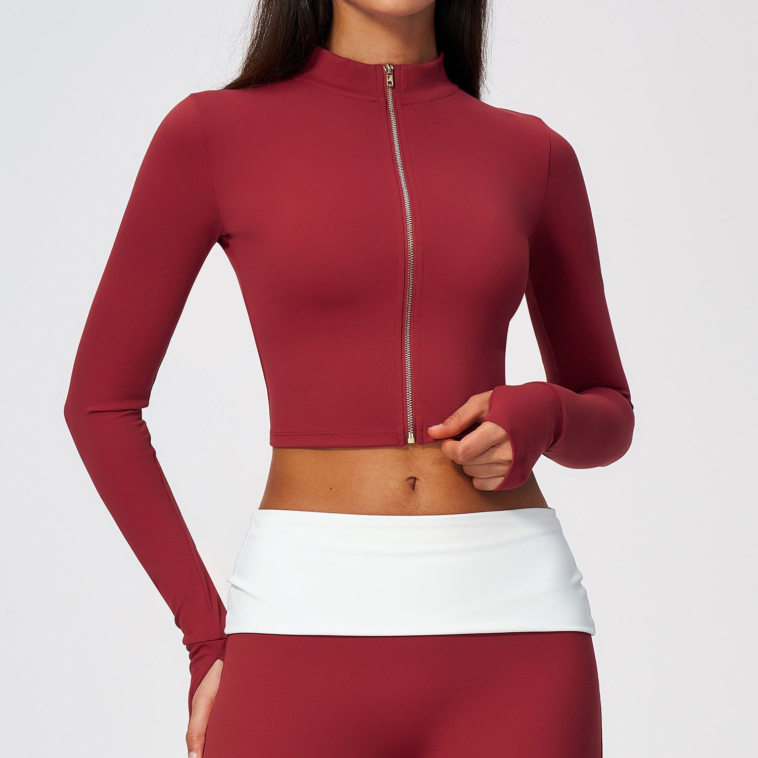 Long Sleeve Yoga Jacket Cloud  - đánh giá và giá Yoga Fitness Jacket