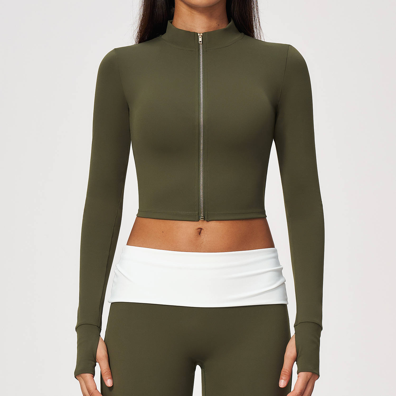 Long Sleeve Yoga Jacket Cloud  - đánh giá và giá Yoga Fitness Jacket