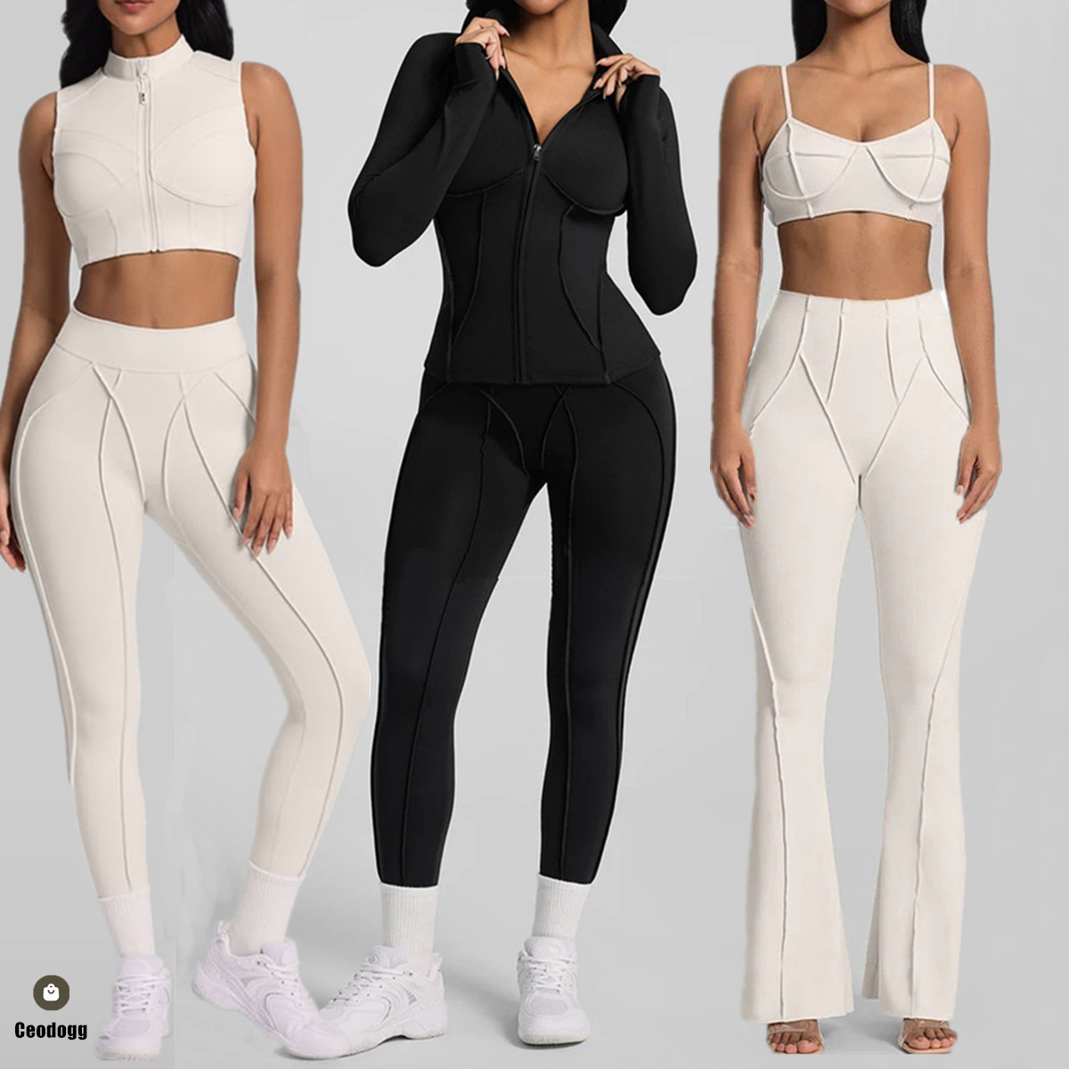 1/2PCS Pad Sports Jackets Suit - đánh giá và giá Yoga Fitness Jacket