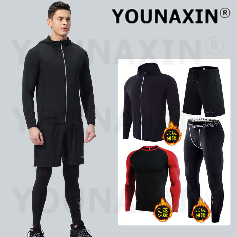 4-piece Men's Fitness Clothing - đánh giá và giá Yoga Fitness Set