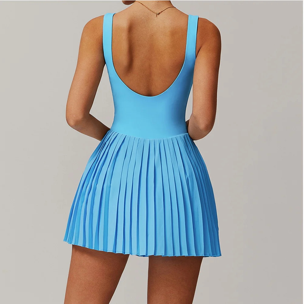 Yoga Set Naked Tennis Dress Wo - đánh giá và giá Yoga Fitness Dress